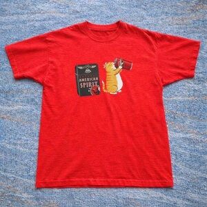 Gildan Red Short Sleeve Tee with Graphic